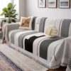 Stripe Art Scratch Resistant Chenille Multifunctio