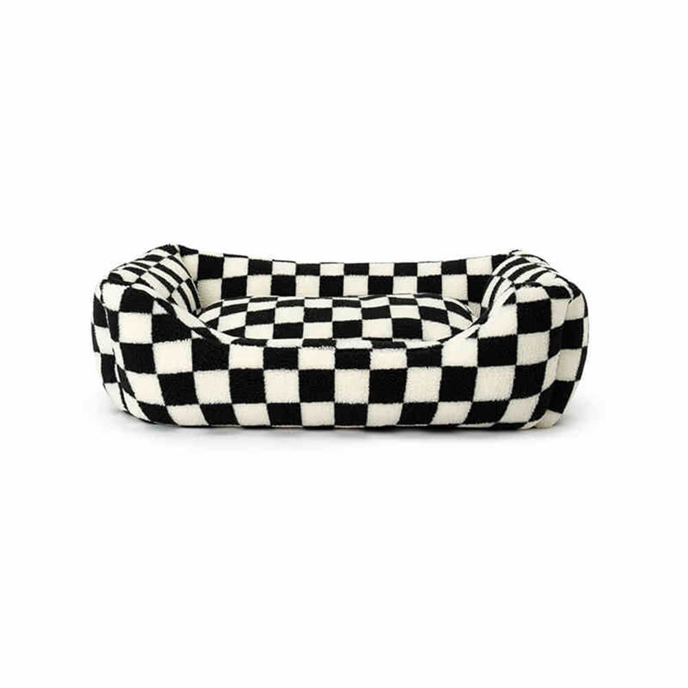 Stylish Checkerboard Warmth Removable Washable Do