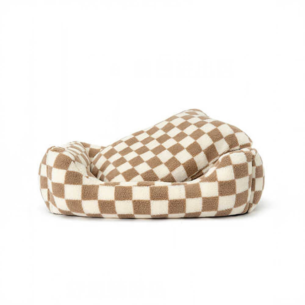 Stylish Checkerboard Warmth Removable Washable Do