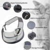 Stylish Portable Mesh PU Leather Dog & Cat Carrier
