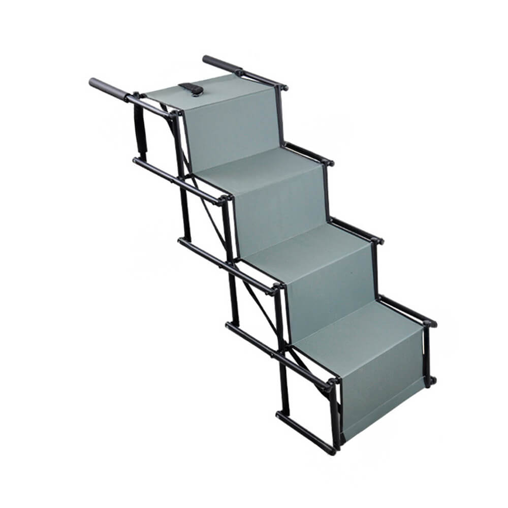 Travel Portable Foldable 4-Steps Non-Slip Dog Car