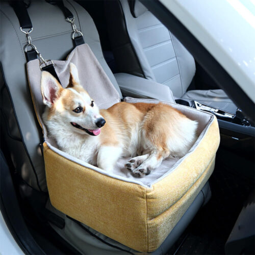 Travel Safety Seat Thickened Elevated Dog Car Seat