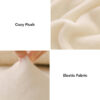 Ultra Soft Skin Friendly Plush Full Coverage Sofa 