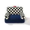 Vintage Checkered Washable Cozy Support Calming Do