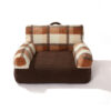 Vintage Checkered Washable Cozy Support Calming Do