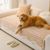 Vintage Classic Chenille Scratch Resistant Sofa Pr