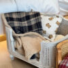 Warm Cozy Plaid Sherpa Fleece Thickened Blanket fo