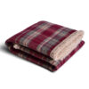 Warm Cozy Plaid Sherpa Fleece Thickened Blanket fo
