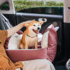 Bear Ears Pet Car Safety Bed Dog Car Seat Bed