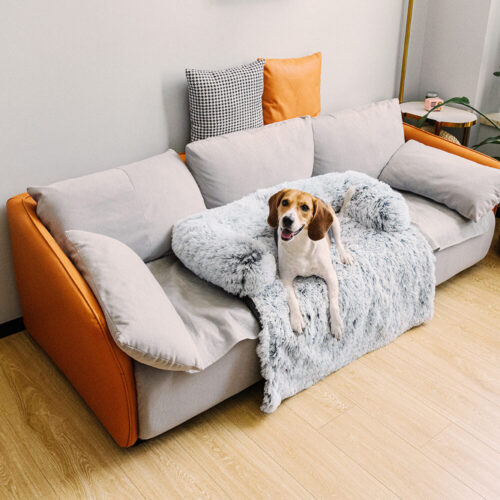 Calming Furniture Protector Dog Bed - Fuzzy Backre