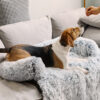 Calming Furniture Protector Dog Bed - Fuzzy Backre