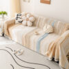 Colorful Rainbow Gradient Full Sofa Drape Throw Co