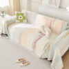 Colorful Rainbow Gradient Full Sofa Drape Throw Co