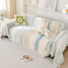 Colorful Rainbow Gradient Full Sofa Drape Throw Co