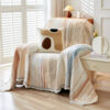 Colorful Rainbow Gradient Full Sofa Drape Throw Co