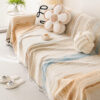 Colorful Rainbow Gradient Full Sofa Drape Throw Co