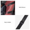 Full Leather Dog Pet Car Seat Bed - Fort