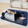 Faux Fleece & Suede Full Support Orthopedic Dog Be