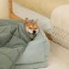 Leaf Shape Dog Blanket With Donut Dog Bed Luxury D