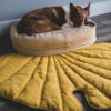 Leaf Shape Dog Blanket With Donut Dog Bed Luxury D