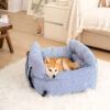 Portable Leisure Outing Pet Bolster Large Dog Car 