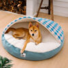 Round Canopy Dream Hideaway Dog Bed Pet Nest Bed