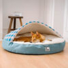 Round Canopy Dream Hideaway Dog Bed Pet Nest Bed
