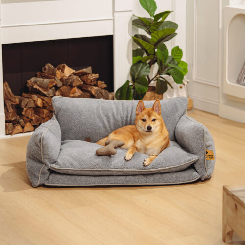 Soft Faux Lambswool Double Layer Dog & Cat Sofa Be