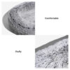Luxury Super Large Sleep Deeper Oval Bed Human Dog