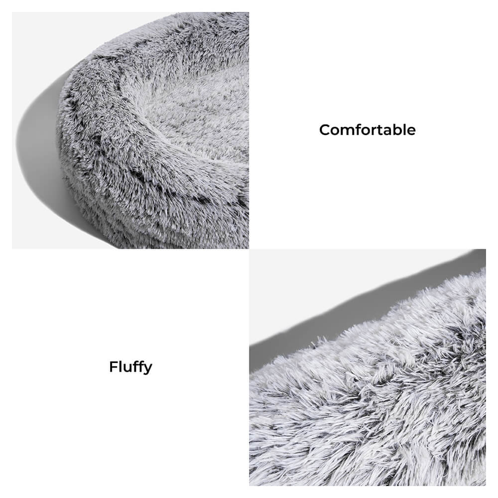Luxury Super Large Sleep Deeper Oval Bed Human Dog