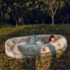 Luxury Super Large Sleep Deeper Oval Bed Human Dog