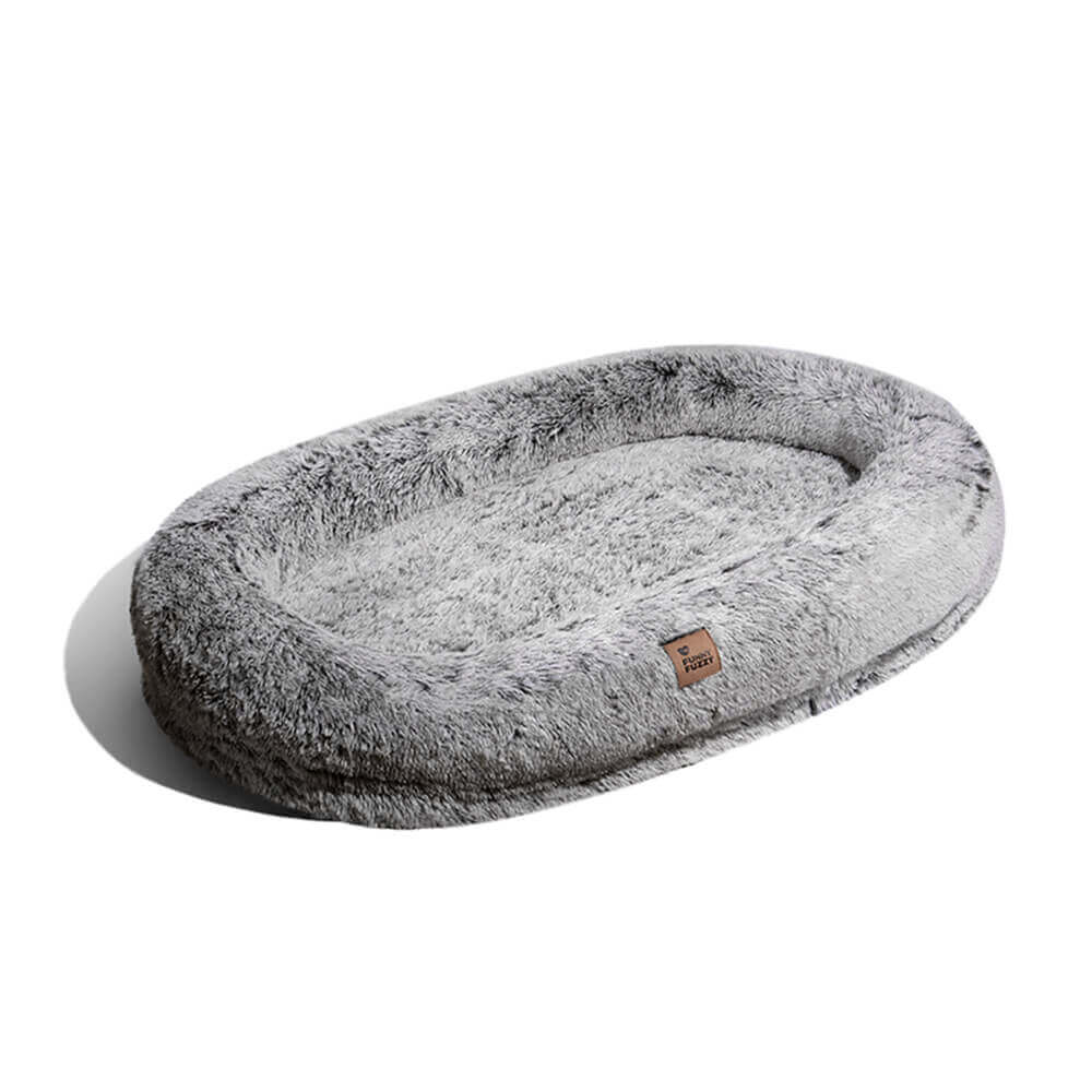 Luxury Super Large Sleep Deeper Oval Bed Human Dog