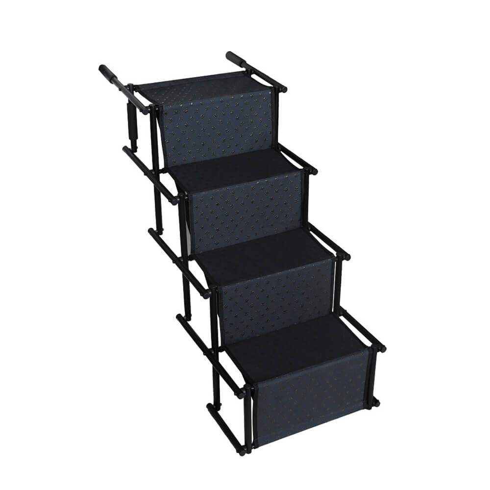 Travel Portable Foldable 4-Steps Non-Slip Dog Car
