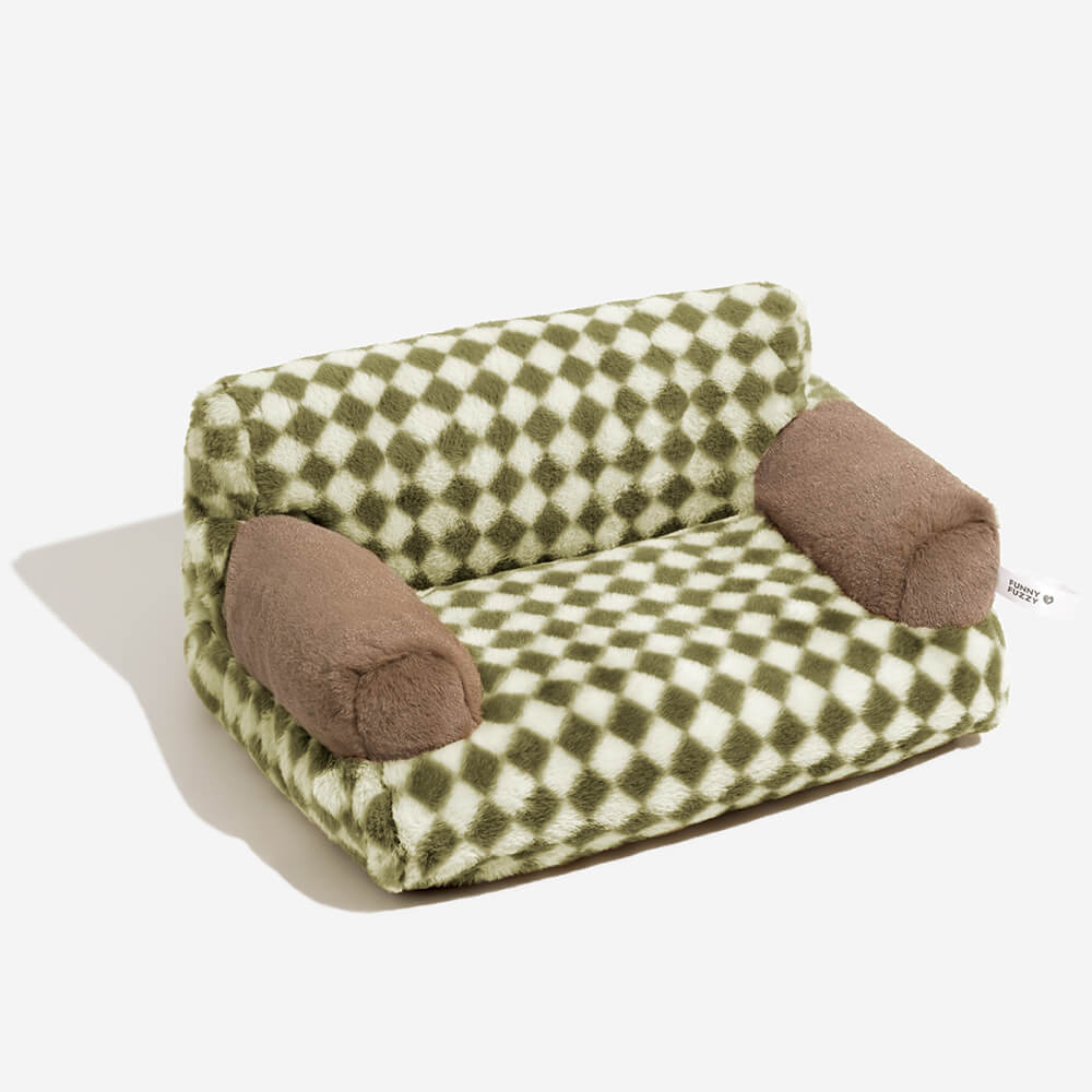 Vintage Leisure Diamond Dog & Cat Sofa Bed