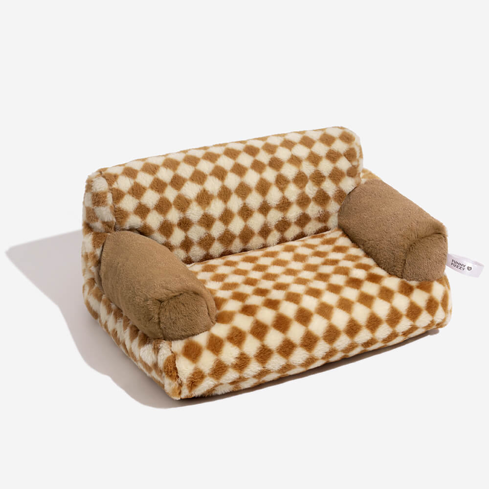 Vintage Leisure Diamond Dog & Cat Sofa Bed