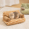 Vintage Leisure Diamond Dog & Cat Sofa Bed
