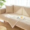 Hand-woven Cotton Linen Non-slip Couch Cover for A