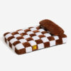 Handmade Plush Chessboard Orthopedic Support Dog B