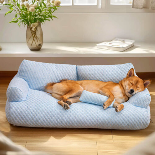 Ice Silk Cooling Pet Bed Breathable Washable Dog S