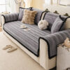 Lazy Chic Plush Winter Sofa Protector Skin-Friendl