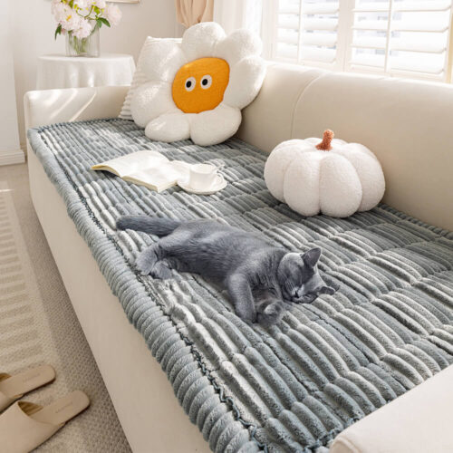 Lazy Soft Flannel Breathable Pet Mat Non-slip Couc