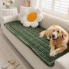 Lazy Soft Flannel Breathable Pet Mat Non-slip Couc