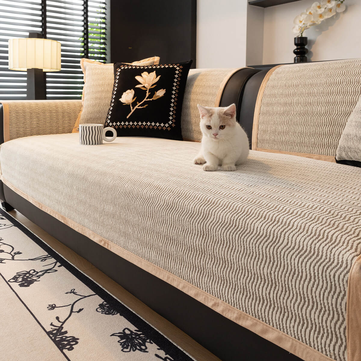 Light Luxury Chenille Breathable Fabric Scratch-Re