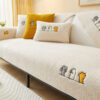 Lovely Cat's Paw Sherpa Fleece Anti-Slip Couch Cov