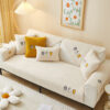 Lovely Cat's Paw Sherpa Fleece Anti-Slip Couch Cov