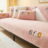 Lovely Cat's Paw Sherpa Fleece Anti-Slip Couch Cov