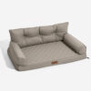 Luxe Faux Leather Foldable Orthopedic Large Dog Be