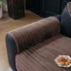 Modern Asymmetrical Stripes Soft Plush Non-Slip Co