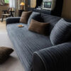 Modern Asymmetrical Stripes Soft Plush Non-Slip Co
