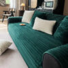 Modern Asymmetrical Stripes Soft Plush Non-Slip Co